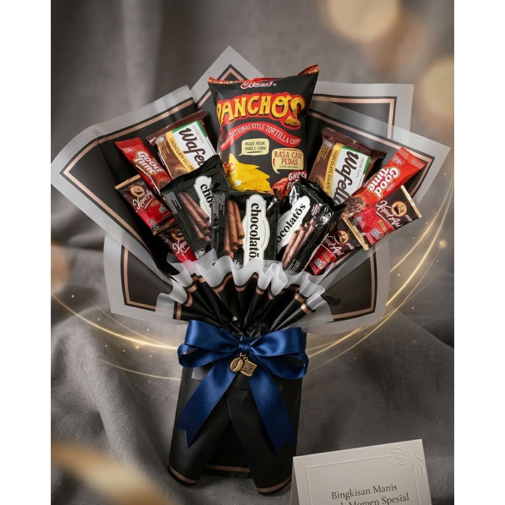 (JUMBO) BUKET MAKANAN WISUDA/ULANG TAHUN/GIFT
