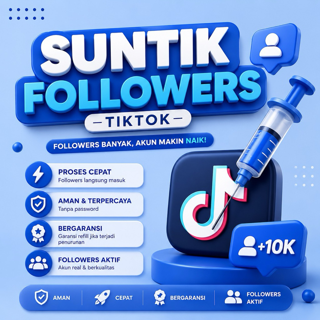Follower IG & TIKTOK Real Indonesia Permanen Hanya 10k