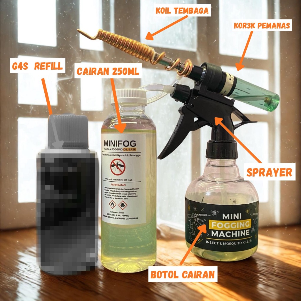 (LUAR P.JAWA) MINI FOGGING MACHINE/Alat Fogging Mini/ Pengusir Pembasmi Untuk Nyamuk dan Serangga