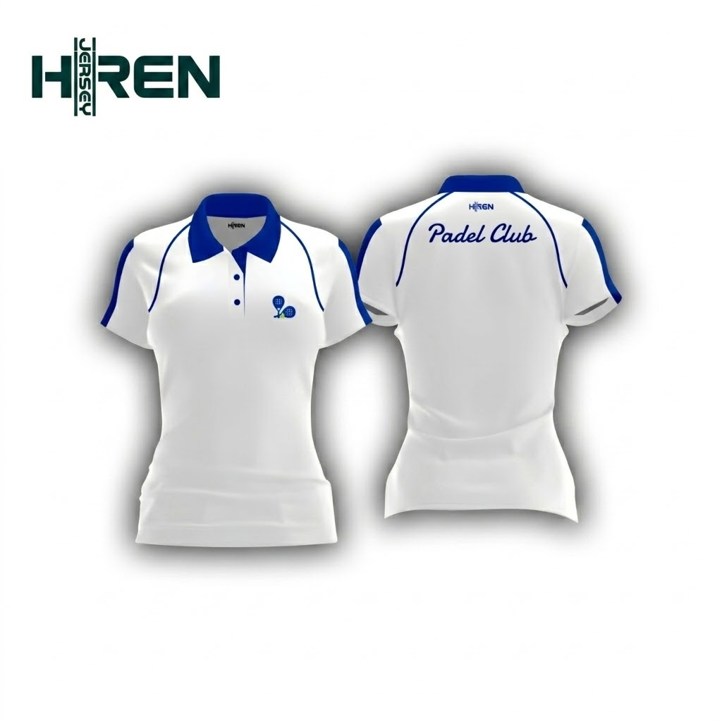 JERSEY PADEL | JERSEY PADEL CUSTOM SATUAN | BAJU PADEL PRINTING | DESIGN BEBAS NAMA DAN LOGO | DRYFI