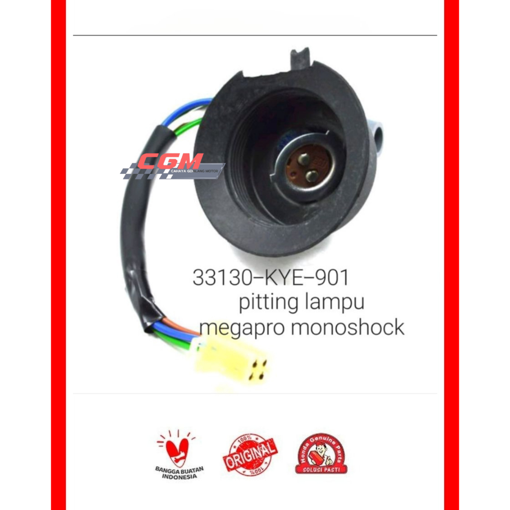 33130 KYE 901 fitingan lampu depan megapro monoshock asli honda