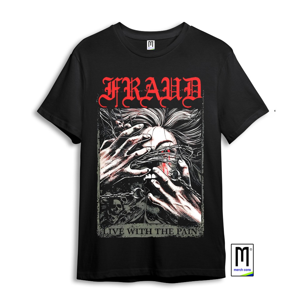 KAOS T-SHIRT FRAUD | TAG MERCHCONS | BOOTLEG | KAOS BAND | KAOS METAL | KAOS MUSIK