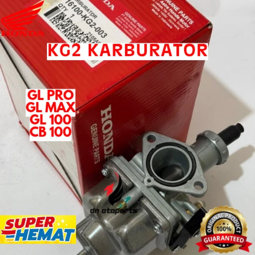 KARBURATOR ORIGINAL HONDA KODE KG2, KARBURATOR GL PRO, KARBURATOR GL MAX, KARBURATOR GL 100, KARBURA