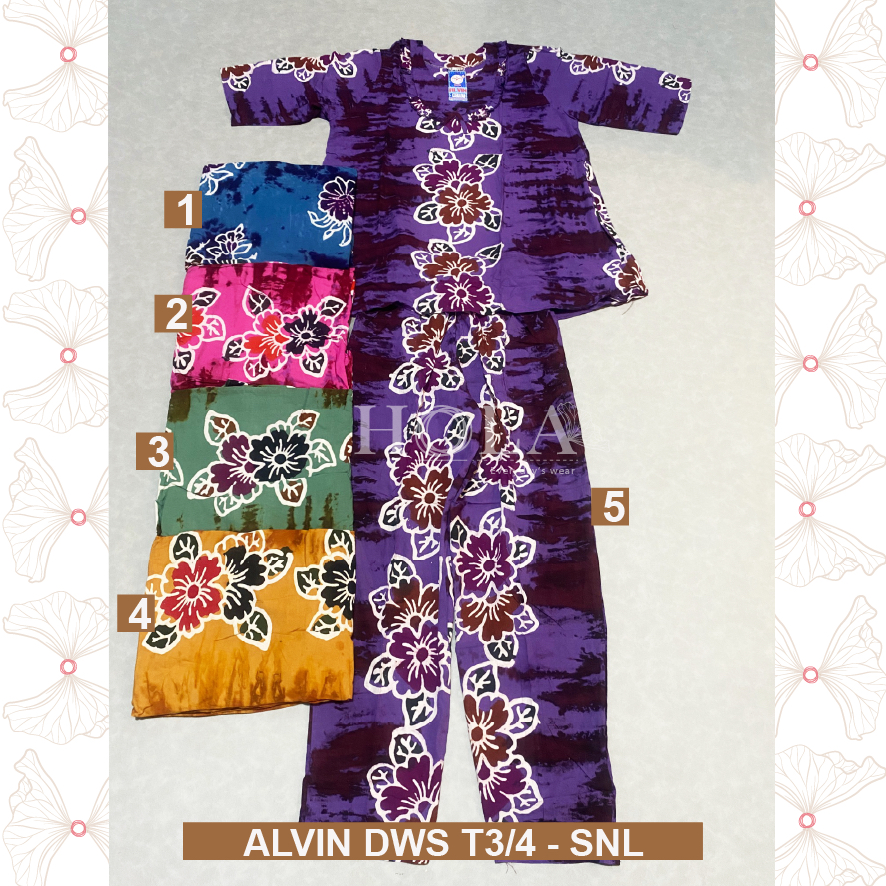 HOLA_FASH | A-Setelan Cp Alvin Dewasa tangan 3/4 , Setelan Batik, Homie oneset, setcel rumah adem