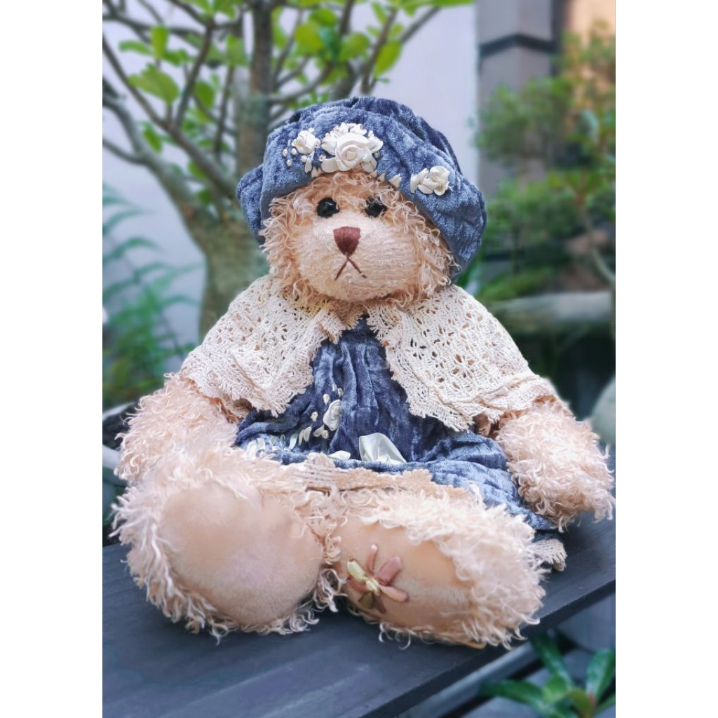 Boneka Vintage Teddy Settler Bears