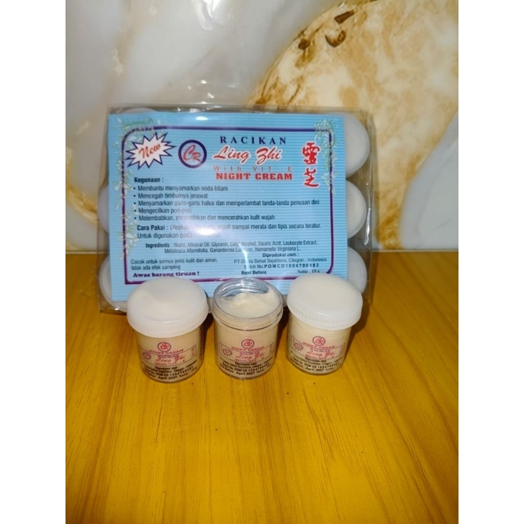 krim lingshi malam super original/lusin (12pc)