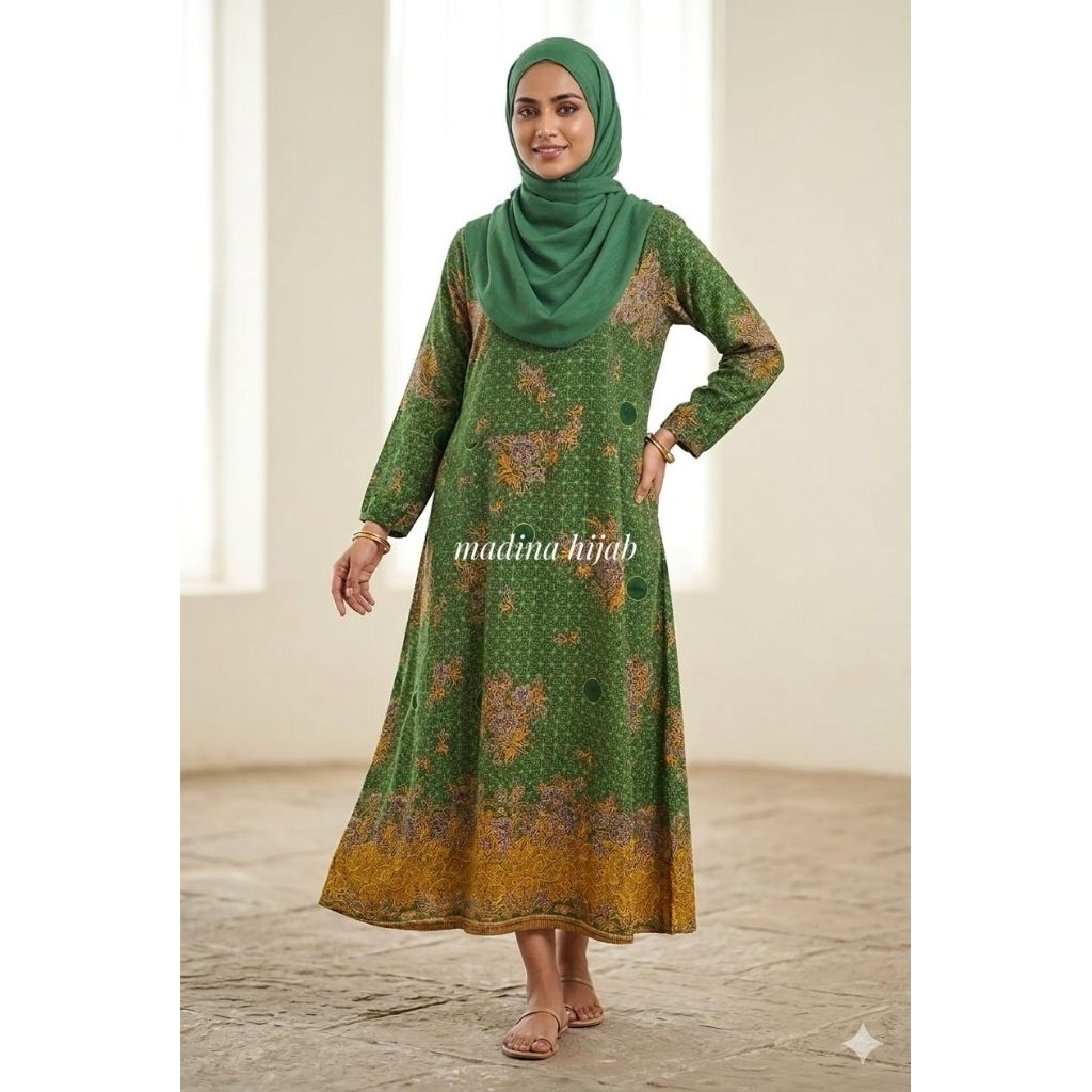 Gamis Muslimat Mayung/Gamis Muslimat Batik Terbaru/Gamis Pengaosan Muslimat