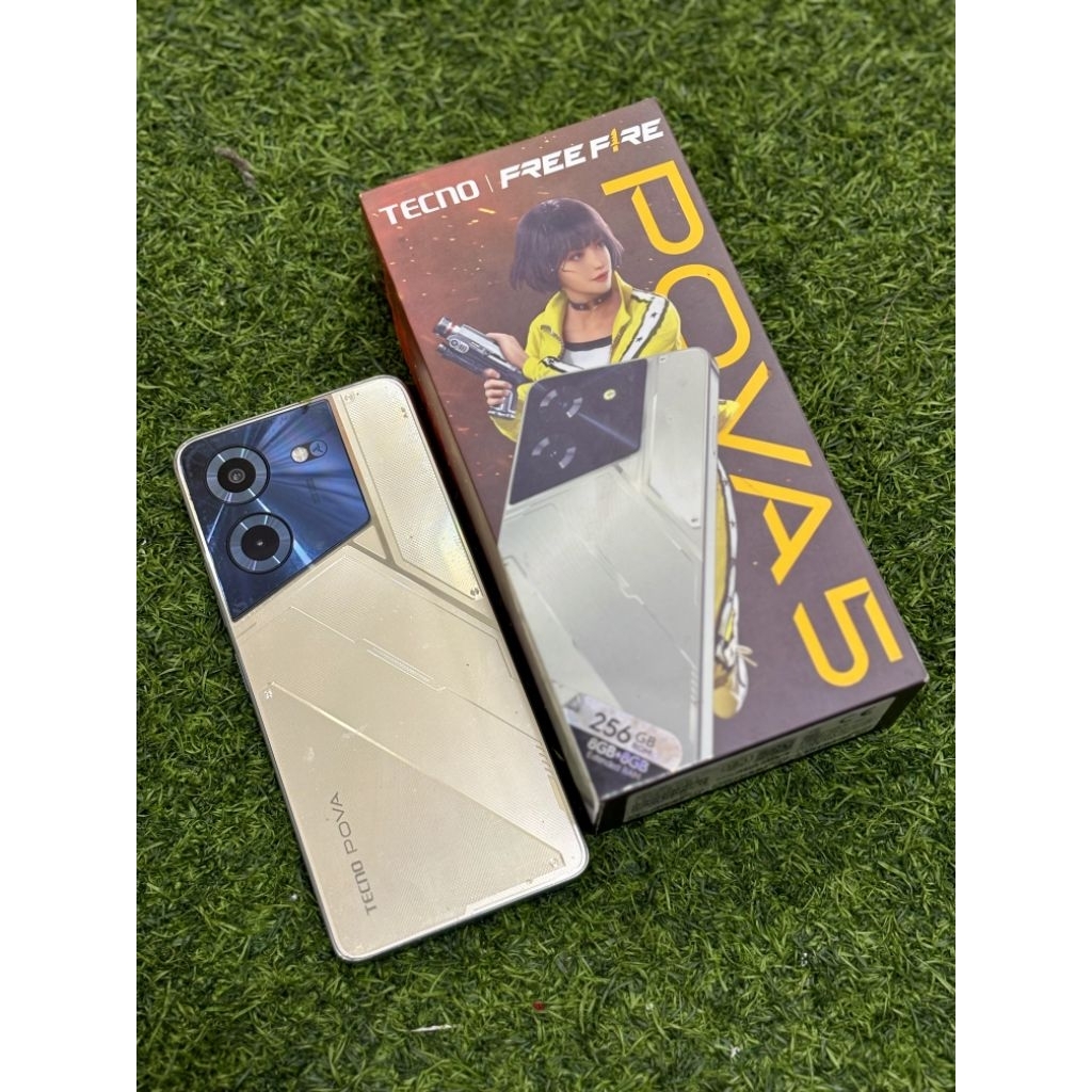 TECNO POVA 5 8/256GB SECOND LENGKAP NOMINUS RESMI INDONESIA
