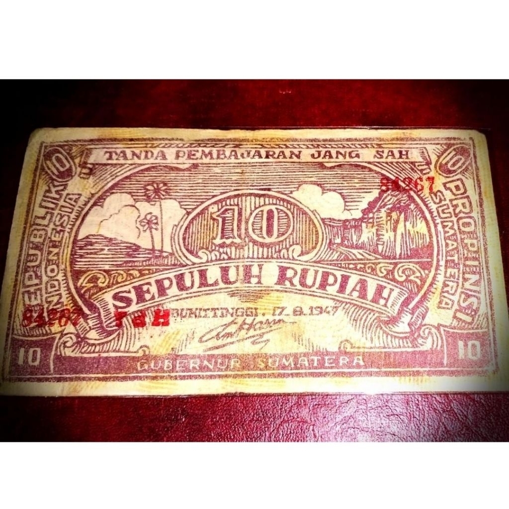Uang kertas Daerah 5 dan 10 rupiah (Orida) era Soekarno (1947-1948)