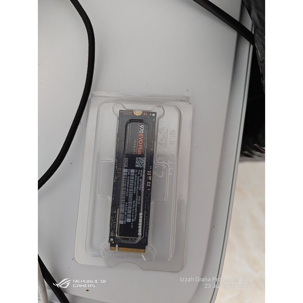 SSD SAMSUNG EVO 970 PLUS 500GB EX ROG