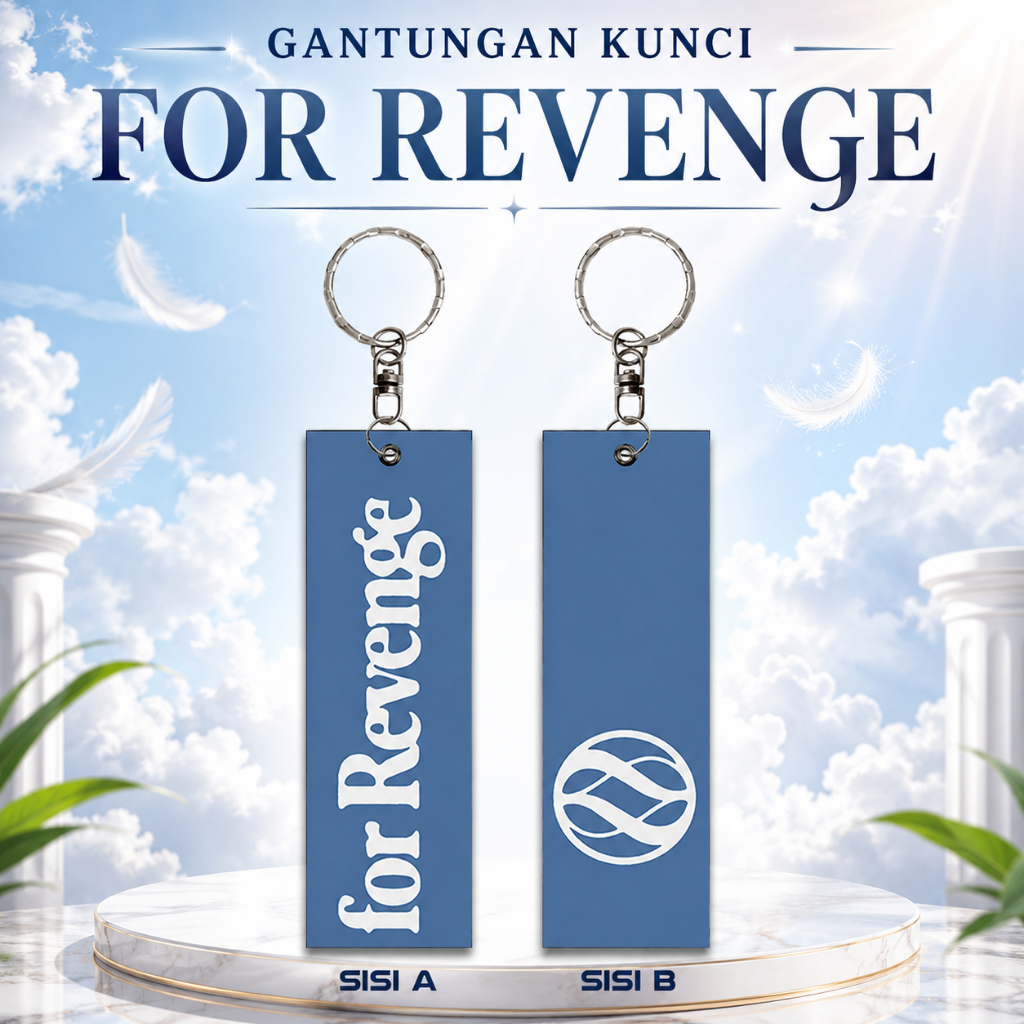 FOR REVENGE keychain  - gantungan kunci band FOR REVENGE - perayaan patah hati