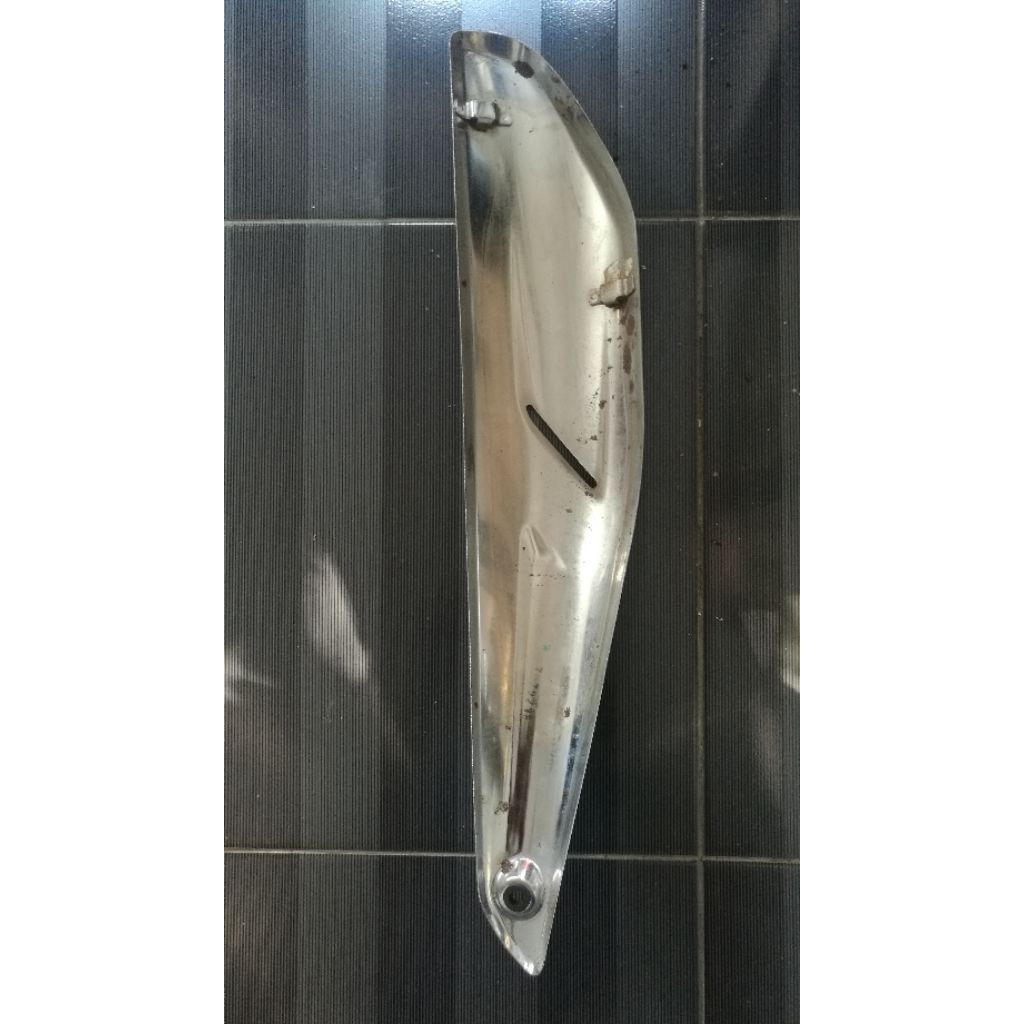 Cover Tutup Knalpot Honda Verza 150 Chrome stainless ori  tanpa kemasan