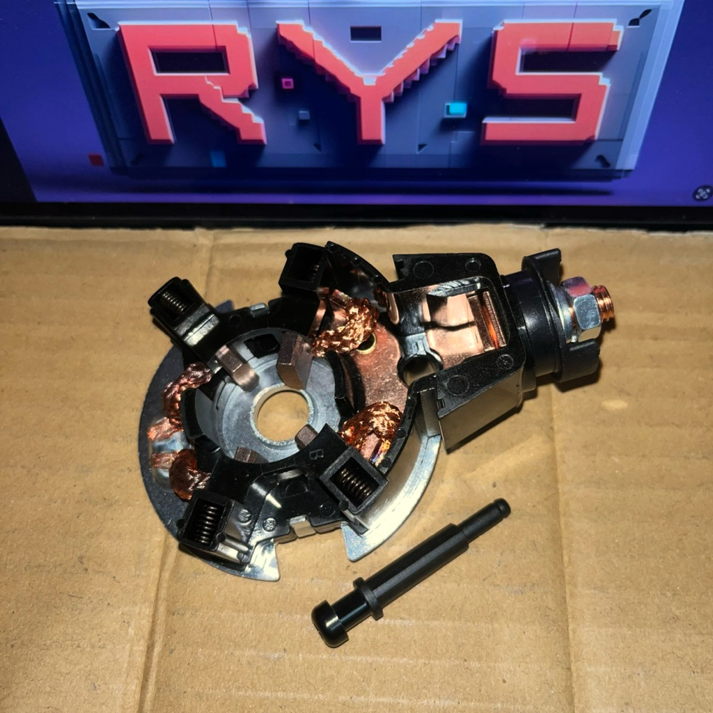 HONDA MOBILIO BRIO BRV CRV JAZZ HOLDER STARTER KOMPLIT DINAMO RUMAH CARBON ARANG ARENG BRUSH KUL COO