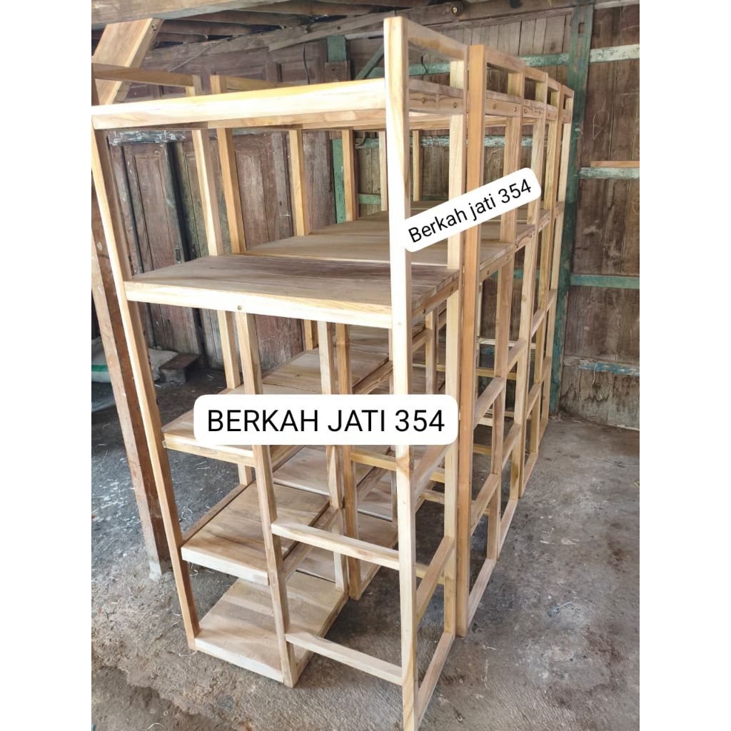 RAK DISPENSER KAYU JATI TEBAL