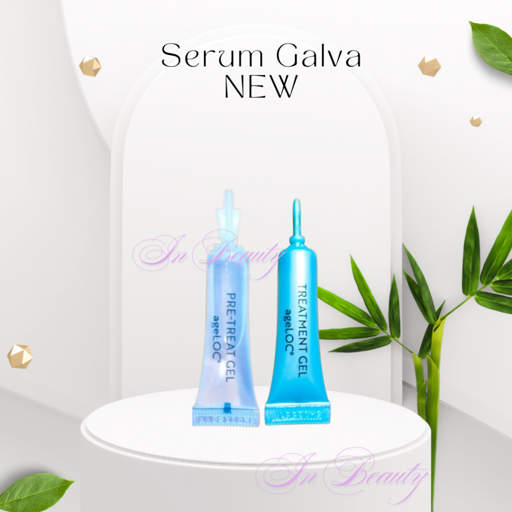 SERUM GALVA GEL GALVA KEMASAN NEW 1 PASANG WHITE DAN BLUE /SERUM WAJAH ORIGINAL EXP 2028