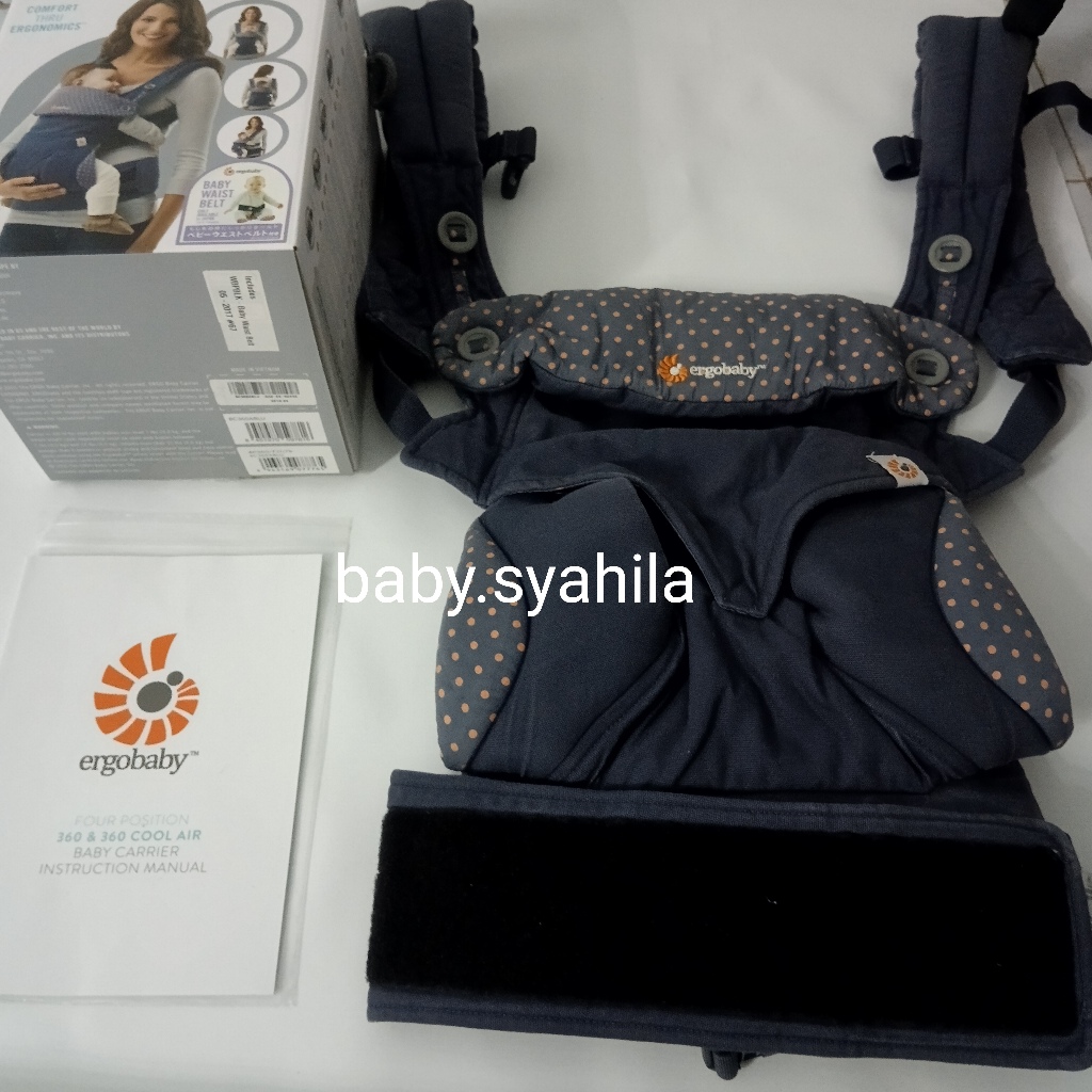 Ergobaby 360 4-position Original - Dusty Blue