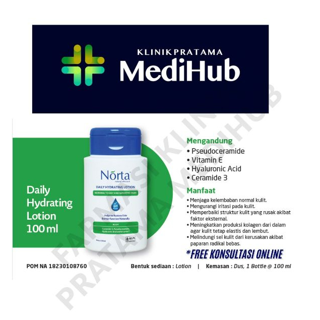 NORTA HYDRATING LOTION 100ML / NORTA HYDRATING LOTION