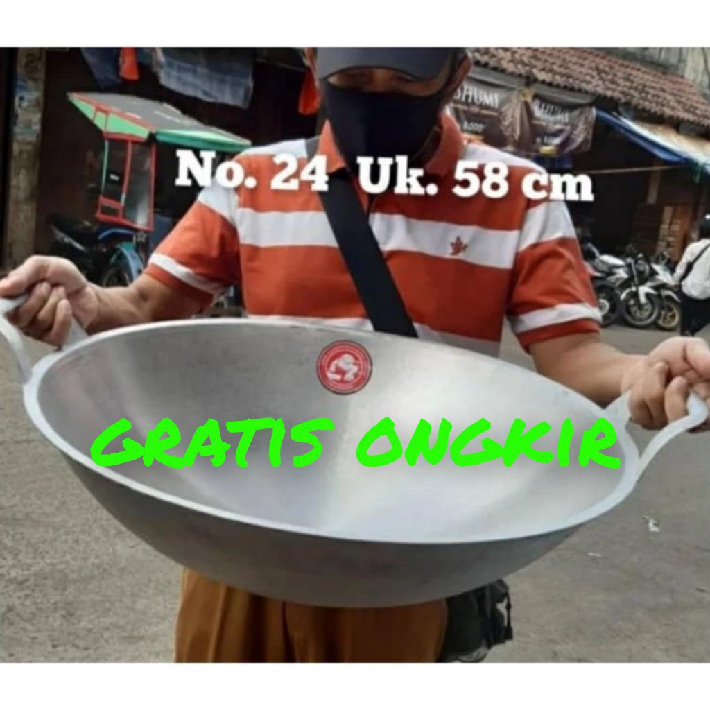 Wajan Jumbo Besar No. 24 (58cm)