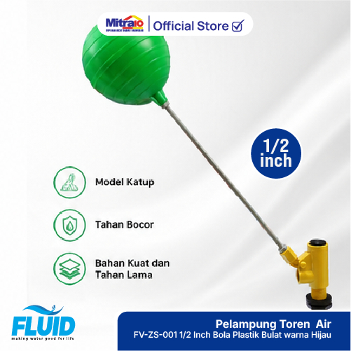 Pelampung Toren Tangki Air 1/2 Inch FV-ZS-001 - Fluid