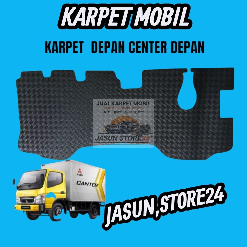 KARPET DEPAN TRUK CENTER ALAS KAKI KABIN TRUK BOX CANTER DEPAN SAJA
