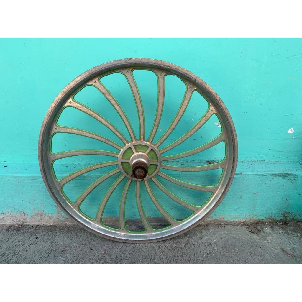 velg kipas Alloy sepeda bmx sepeda lipat roda 20 bekas original