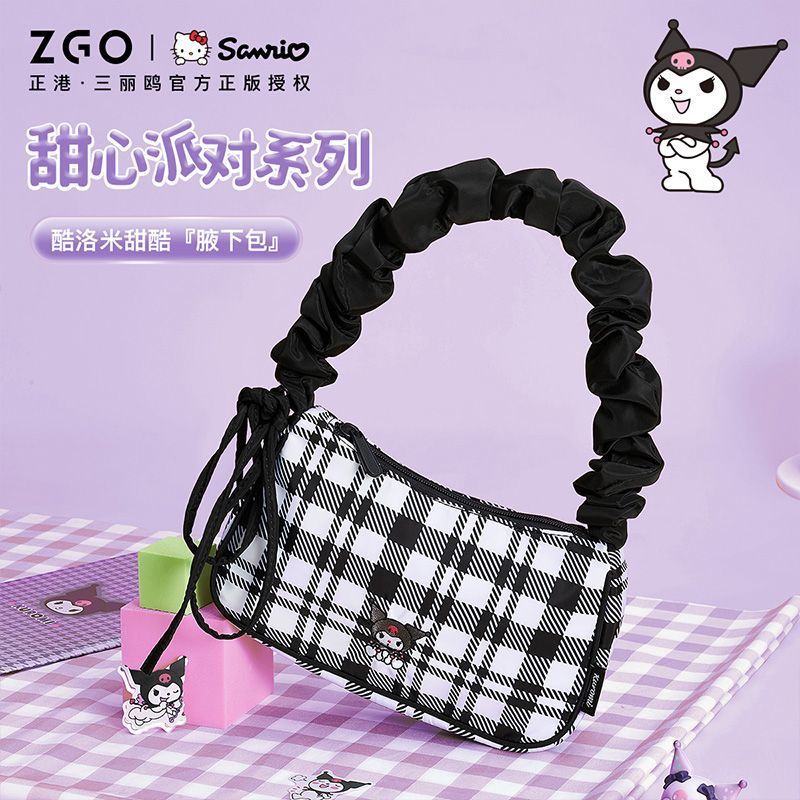 ZGO x SANRIO Kuromi Bag Black Shoulder Bag Tas Wanita Official Licensed Sanrio