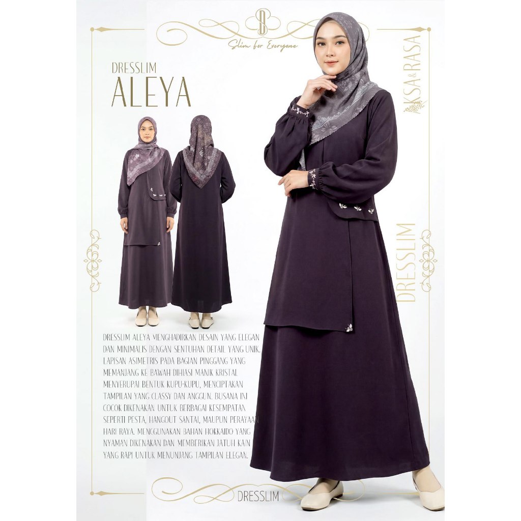GAMIS WANITA ALEYA RABBANI ORIGINAL