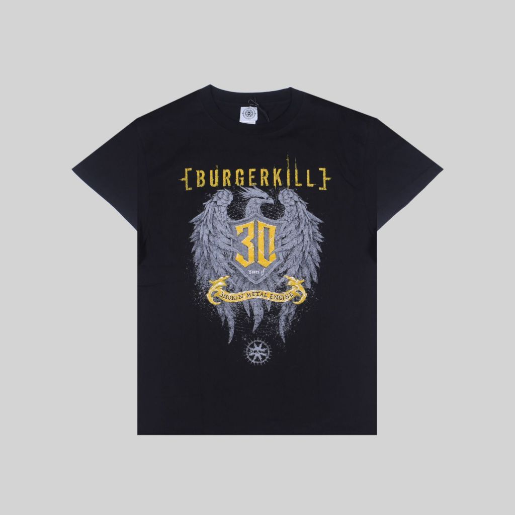 Tshirt BURGERKILL - 30 YEARS ANNIVERSARY - Kaos Band Reguler Original Merchandise