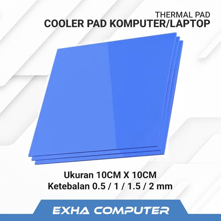 THERMAL PAD 10CM x 10CM CHIPSET VRAM VGA HEATSINK SILICONE