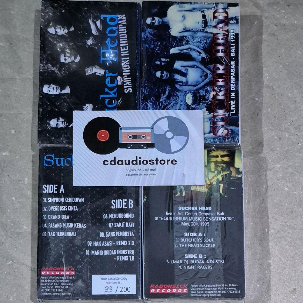 KASET PITA SUCKER HEAD - SIMPHONI KEHIDUPAN / LIVE IN DENPASAR BALI 1995 SUCKERHEAD KASET PITA