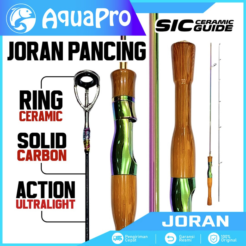 Joran Pancing Ultralight 1.65M 1.80M Joran Spinning & Casting Fishing Rod Tongkat Pancing Ujung Pada