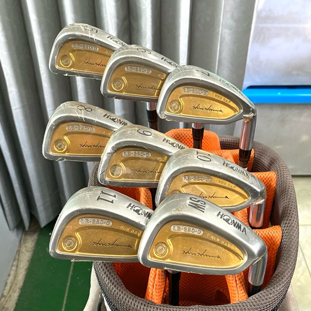 Stik Golf Iron Set Honma LB-280-G New H&F Full Gold 3Star New