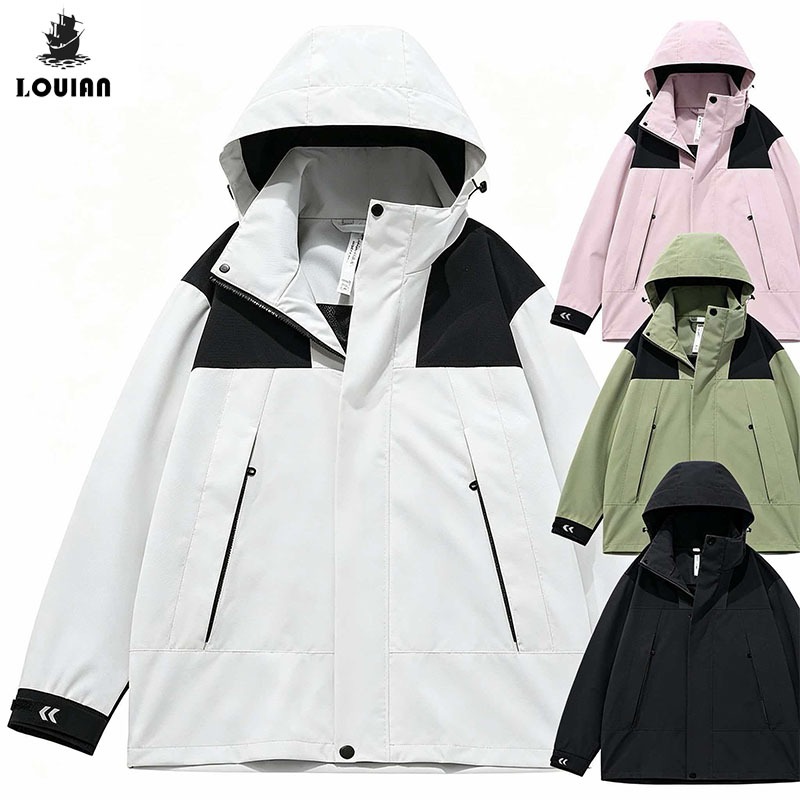 jaket casual pria Jaket Waterproof  Hiking Gunung Windbreaker Outdoor jaket outdoor pria zipper wate
