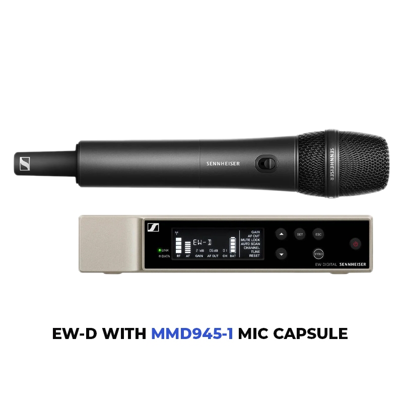 Mic Wireless Sennheiser EW D 945 / Sennheiser EW D945 / Sennheiser EWD 945 Original