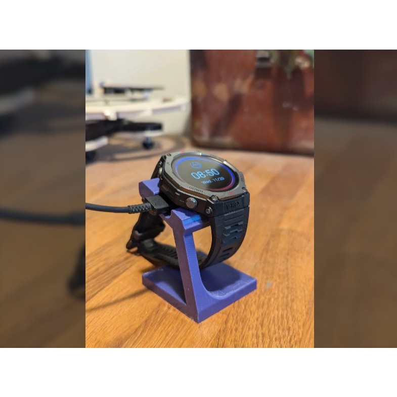 Dock Amazfit T-Rex 3 ( Stand SAJA ) Charging Stand Holder Watch Aksesoris Dudukan Jam Tangan - A3D