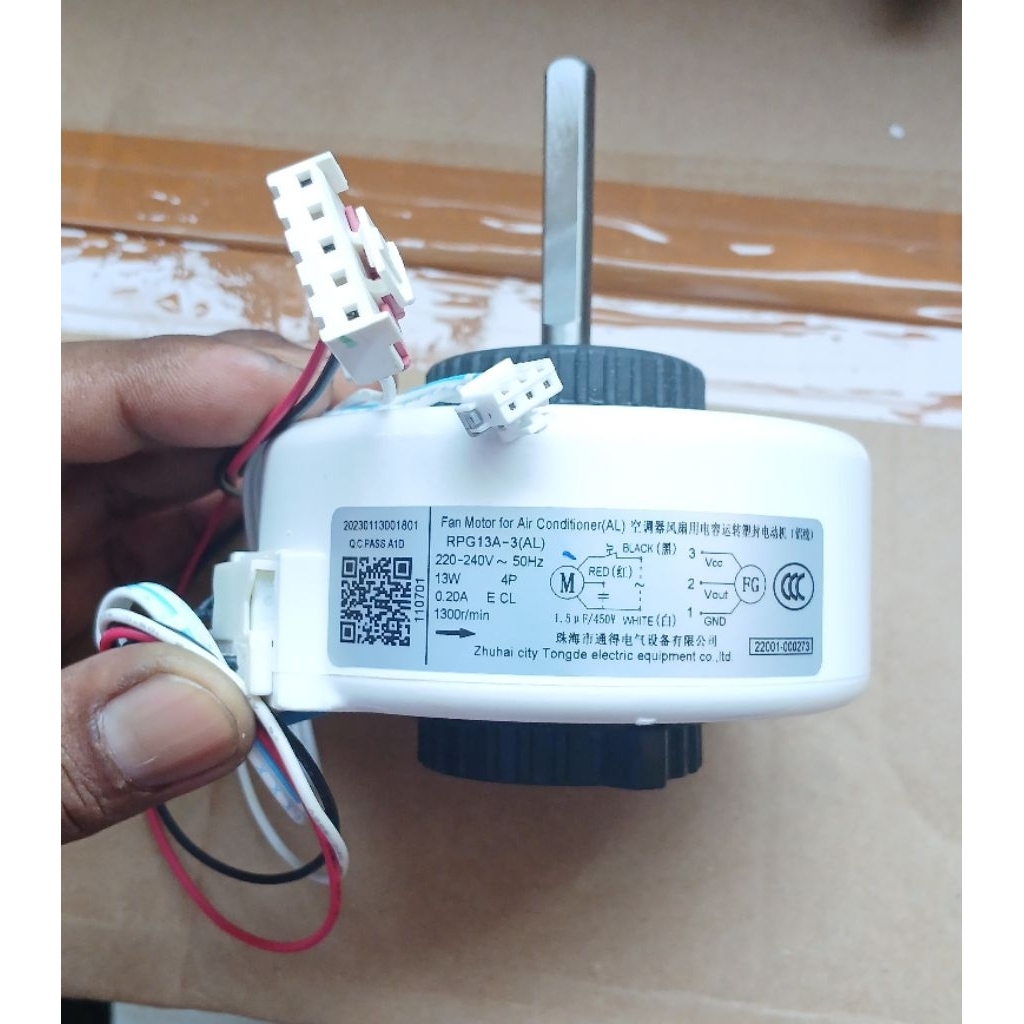 Fan motor indoor AC Midea RPG13H 13 watt