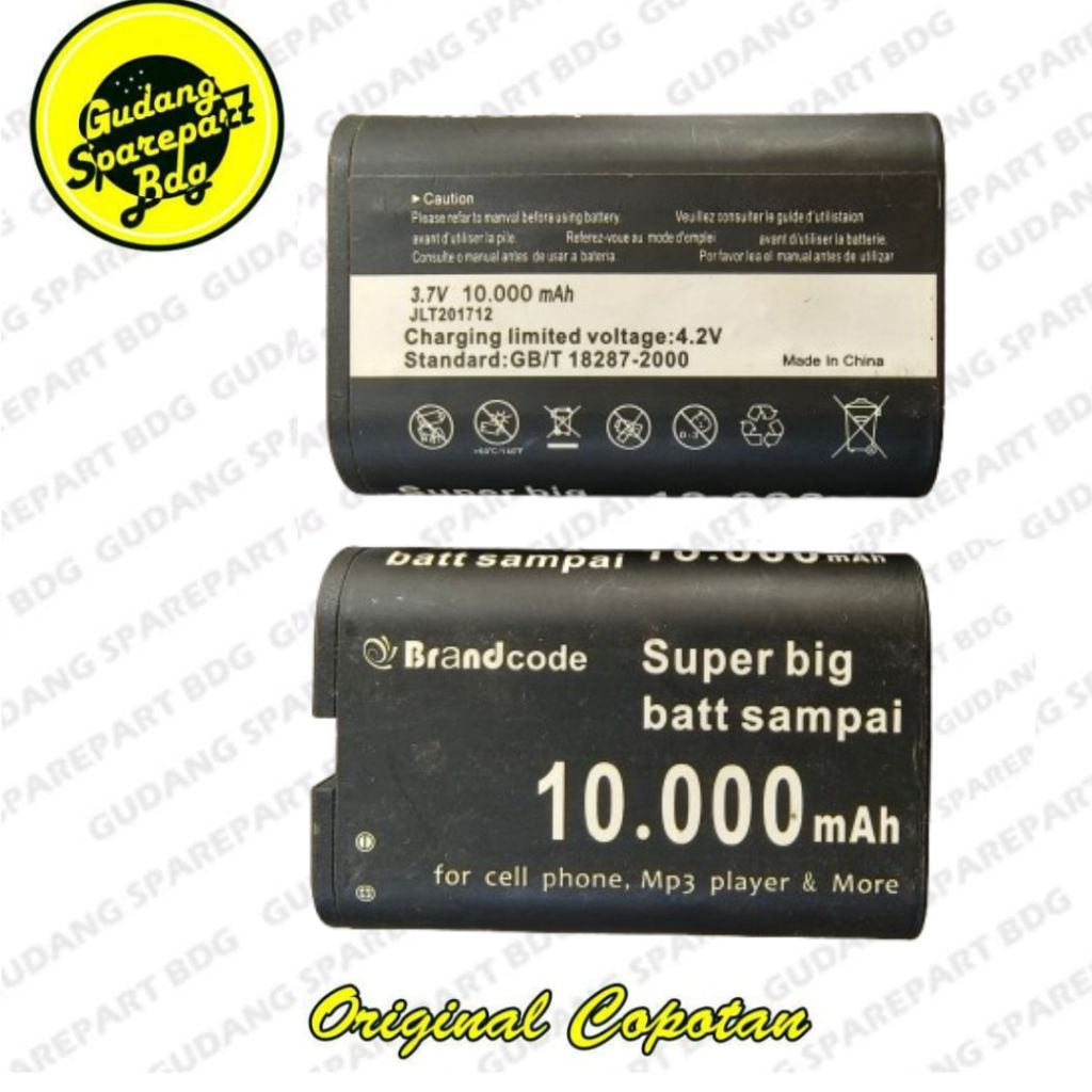 Baterai Brandcode B81 10000 mAh Second Original Copotan