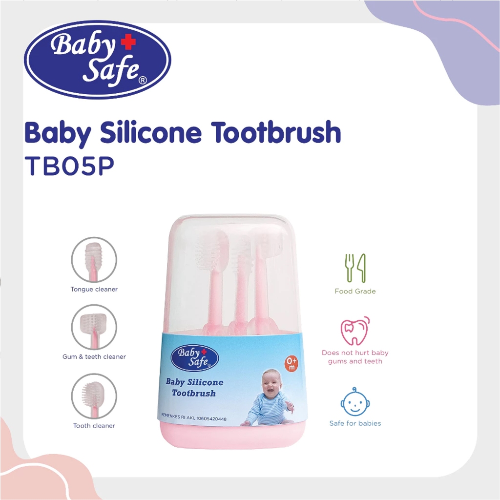 BabySafe - TB05 - Silicone Tootbrush ASOKA