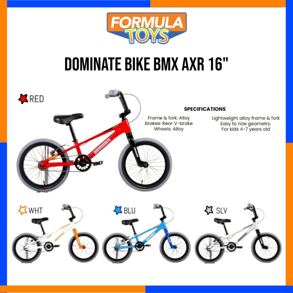 SEPEDA ANAK BMX DOMINATE BIKE BMX AXR 16 INCH