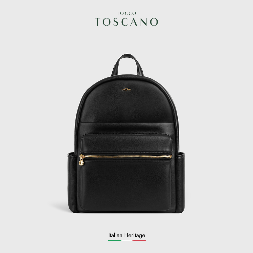Tocco Toscano Bianca Backpack - Tas Ransel (Black)
