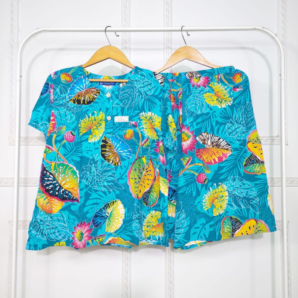 Setelan Kencana Ungu Jumbo Maxi 75 & LL Label Biru KUB [] Setelan ku Jumbo [] Babydoll Jumbo KU One 