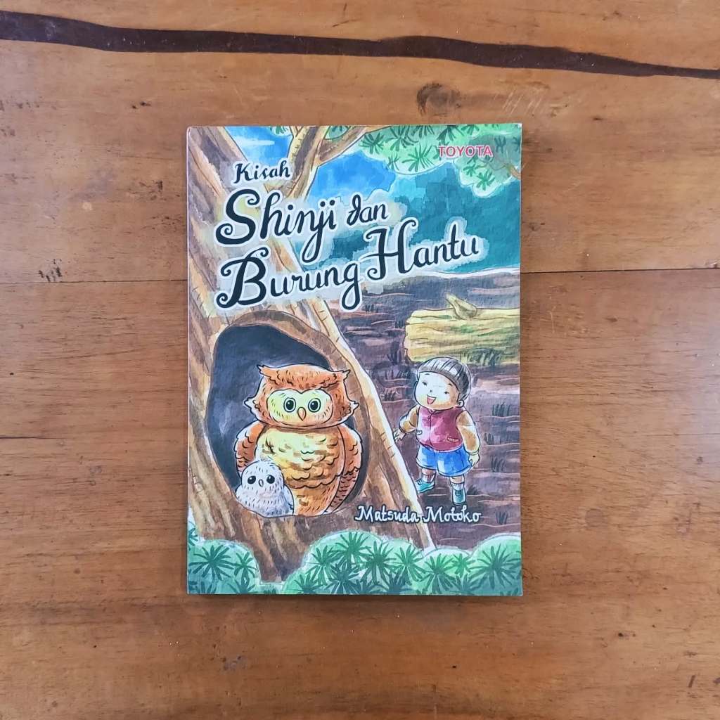 Buku Cerita Anak Motoko Matsuda Kisah Shinji dan Burung Hantu Kertas Glossy Kondisi Bekas Terawat La