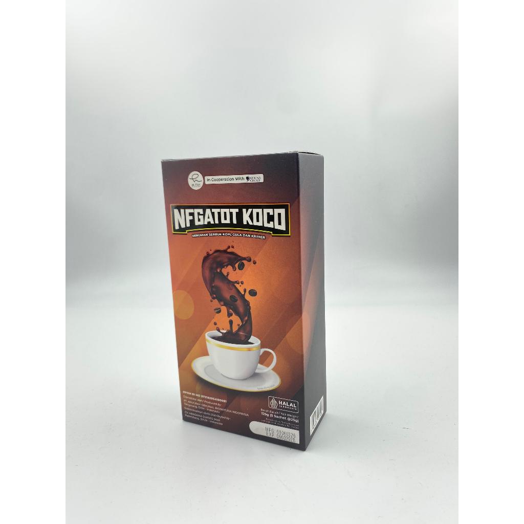 Kopi NF Gatot Koco By dr. Richard Lee - Kopi instan 1 box isi 5 Sachet BPOM - DR HEN 3 in 1 coffee s