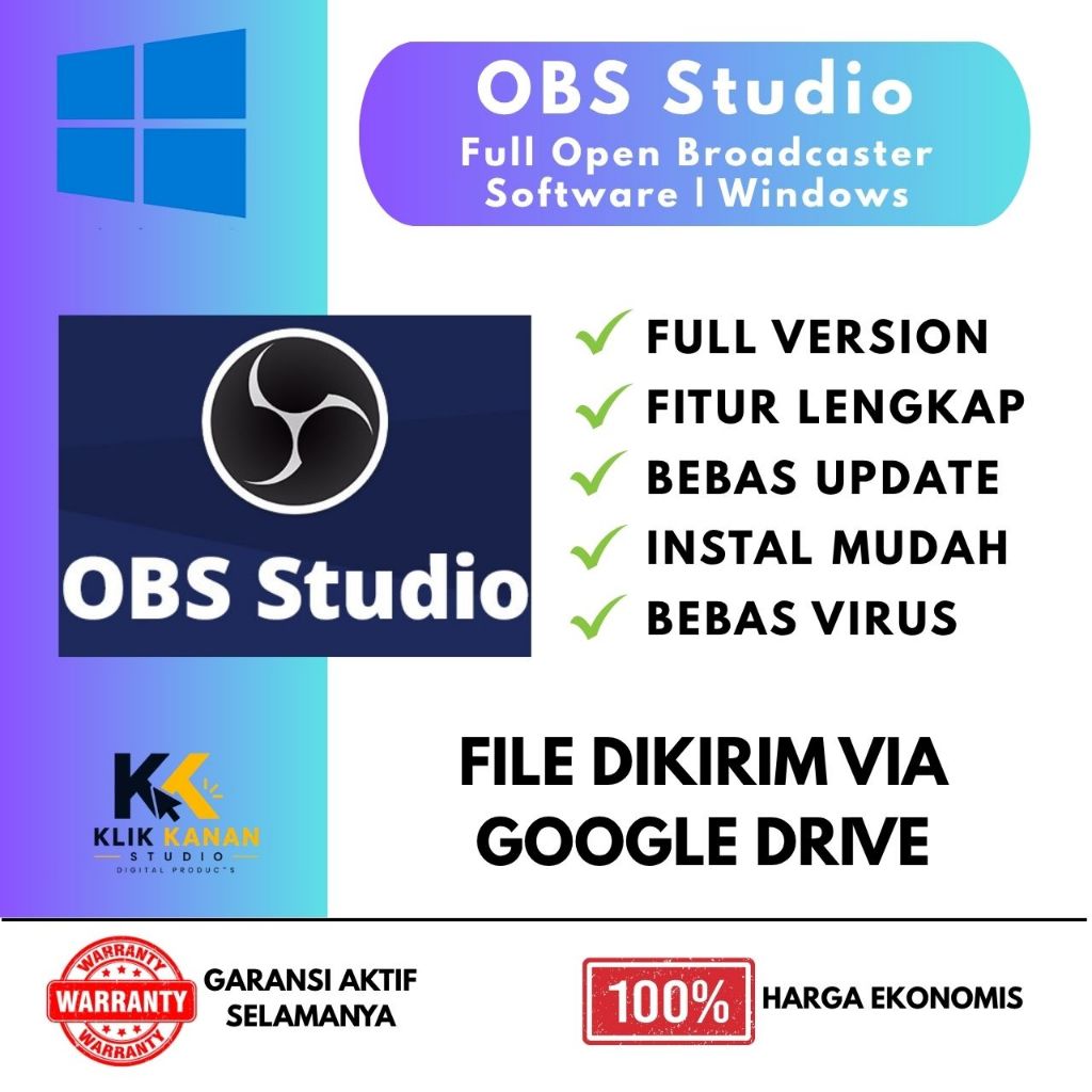 OBS Studio Full Open Broadcaster Software | Windows