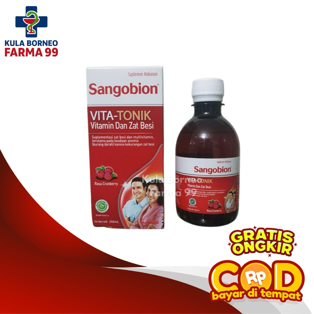 Sangobion Vita Tonik Sirup 250 ml / 400 ml