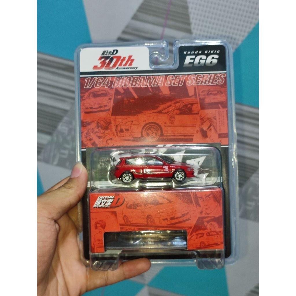 Hobby Japan Honda Civic EG6 Initial D Diorama Set