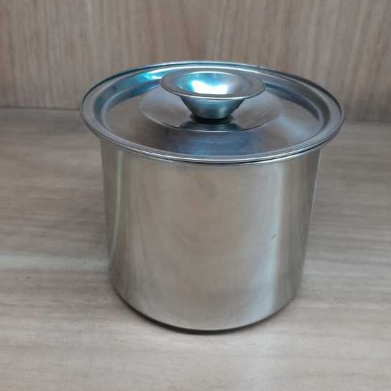 Mangkok / Food Pan Stainless Bulat 10 Cm