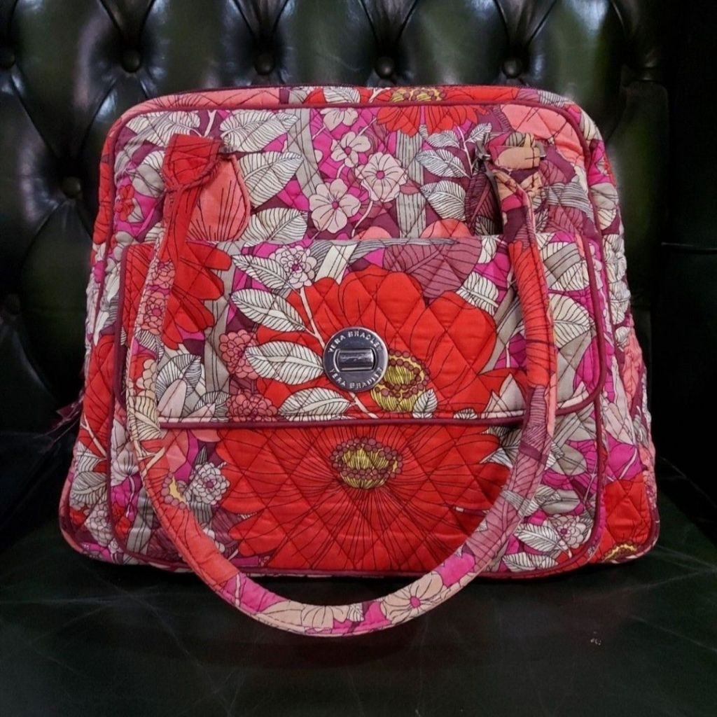 Tas Original Authentic Emboss Vera Bradley like cath kidston and sakroots tas preloved branded