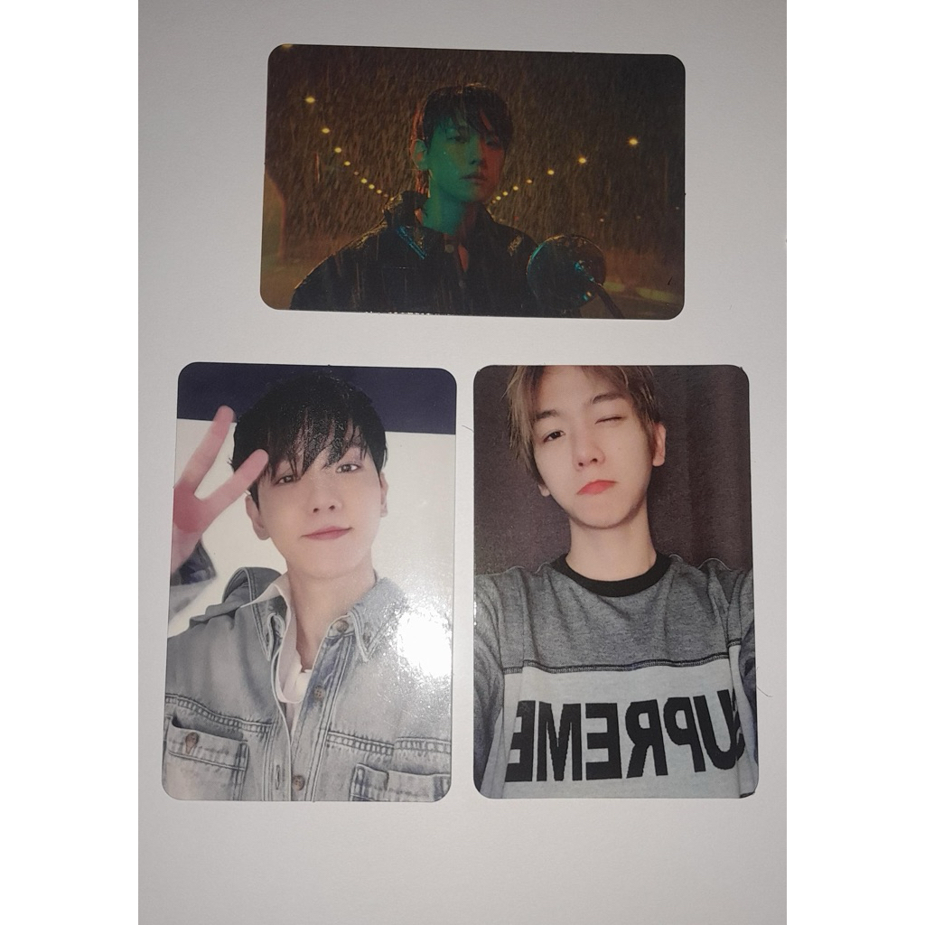 photocard baekhyun bambi 3pc
