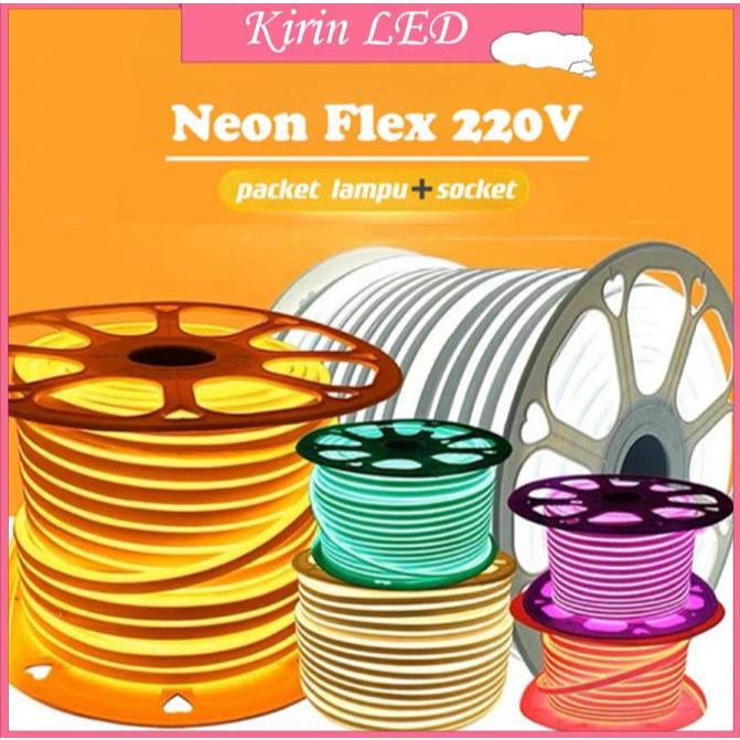 EVACO LAMPU NEON FLEX LED SELANG 50M 1 ROLL